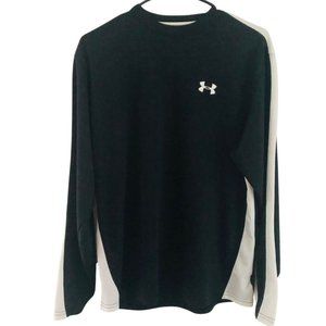 Under Armour Men's Black and White Long Sleeve Shirt Size MD